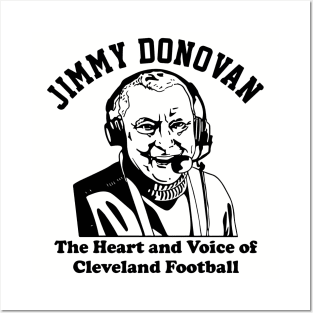 Jimmy Donovan The Heart And Voice Of Cleveland Football Posters and Art